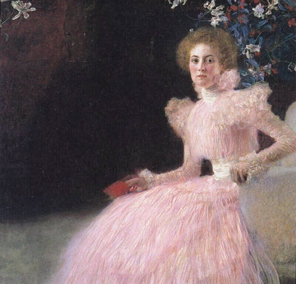 Portrait of Sonja Knips, 1889 by Gustav Klimt. Gustav Klimt artwork, Klimt famous art, Klimt paintings, Klimt wall art, Klimt canvas art, Klimt popular art, Klimt art decor, Klimt reproduction, Klimt oil paintings, Klimt Oil paints, Klimt home decor.