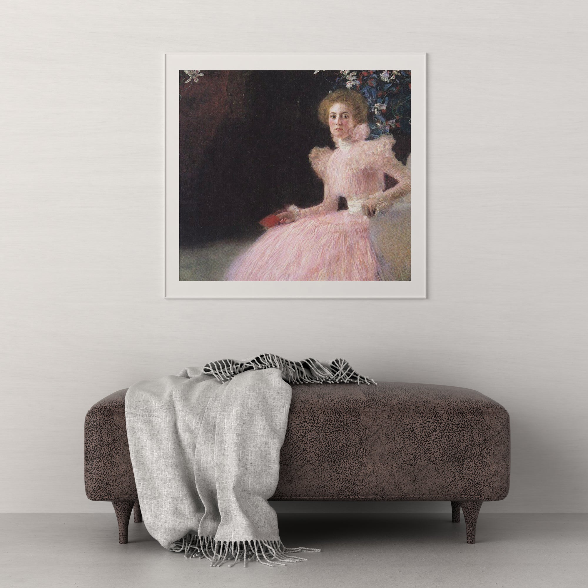 Portrait of Sonja Knips, 1889 by Gustav Klimt. Gustav Klimt artwork, Klimt famous art, Klimt paintings, Klimt wall art, Klimt canvas art, Klimt popular art, Klimt art decor, Klimt reproduction, Klimt oil paintings, Klimt Oil paints, Klimt home decor.-3