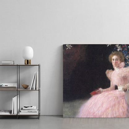 Portrait of Sonja Knips, 1889 by Gustav Klimt. Gustav Klimt artwork, Klimt famous art, Klimt paintings, Klimt wall art, Klimt canvas art, Klimt popular art, Klimt art decor, Klimt reproduction, Klimt oil paintings, Klimt Oil paints, Klimt home decor.-5