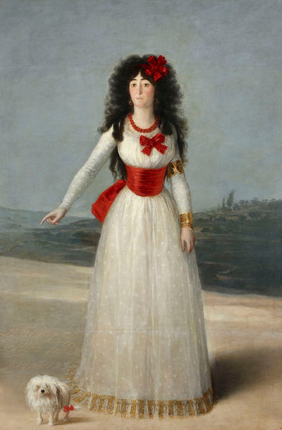 The White Duchess by Francisco Goya, Reproduction for Sale