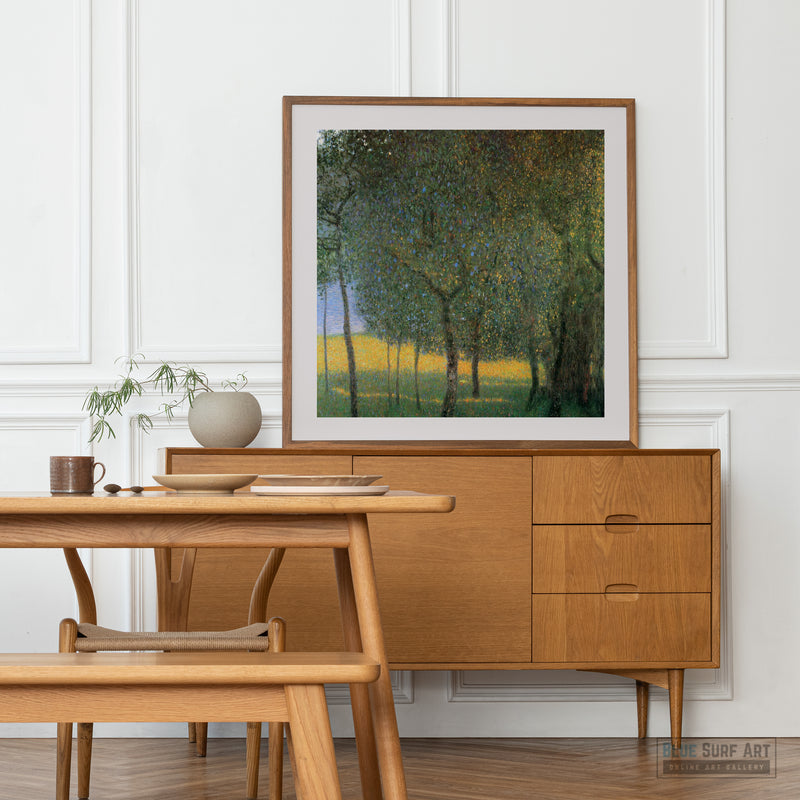 Fruit Trees, 1901 by Gustav Klimt. Gustav Klimt artwork, Klimt famous art, Klimt paintings, Klimt wall art, Klimt canvas art, Klimt popular art, Klimt art decor, Klimt reproduction, Klimt oil paintings, Klimt Oil paints, Klimt home decor.-2