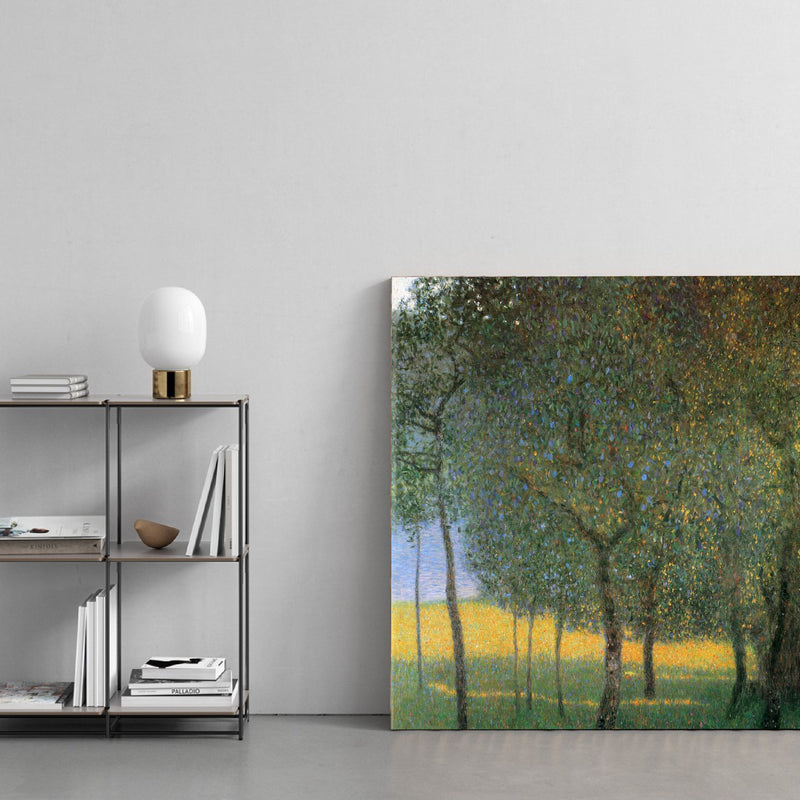 Fruit Trees, 1901 by Gustav Klimt. Gustav Klimt artwork, Klimt famous art, Klimt paintings, Klimt wall art, Klimt canvas art, Klimt popular art, Klimt art decor, Klimt reproduction, Klimt oil paintings, Klimt Oil paints, Klimt home decor. -5 