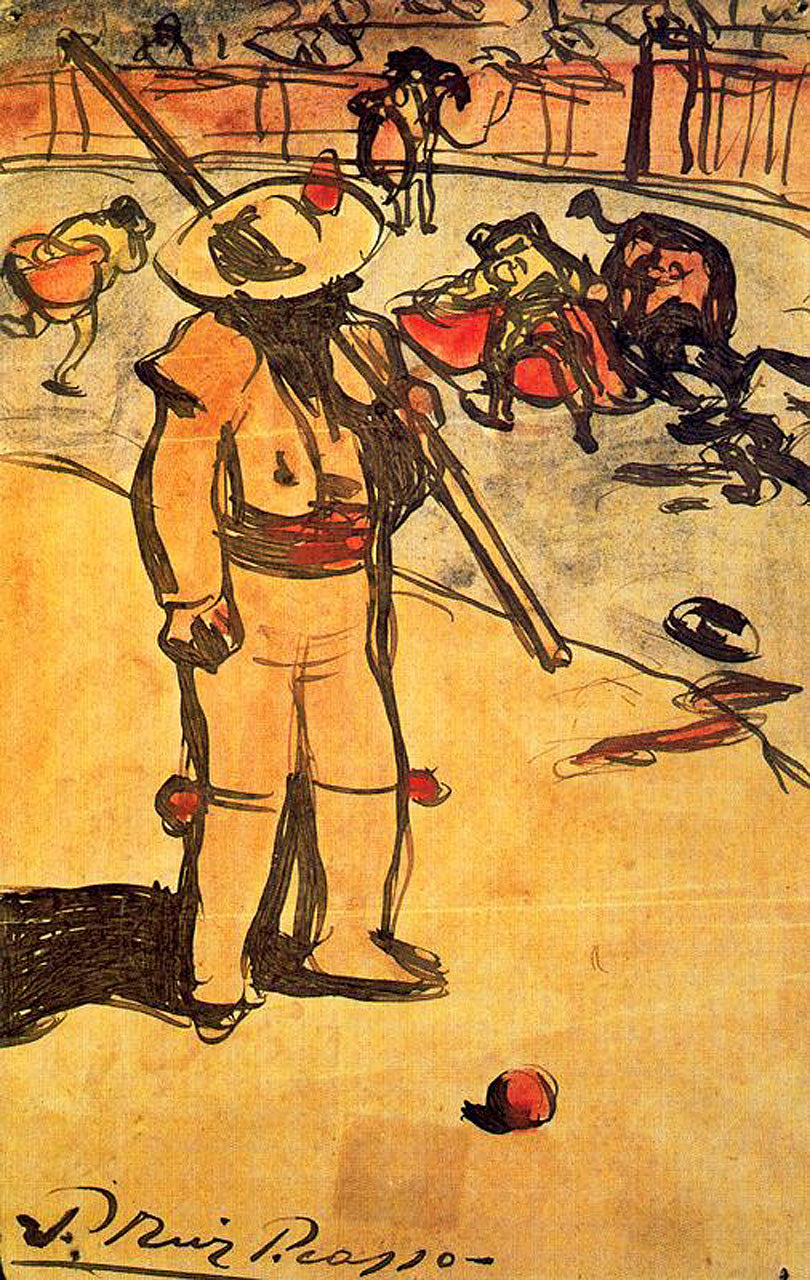 Picador by Pablo Picasso. Picasso artworks, Picasso wall art, Picasso canvas art, Picasso reproduction for sale, Picasso oil painting on canvas, Blue Surf Art
