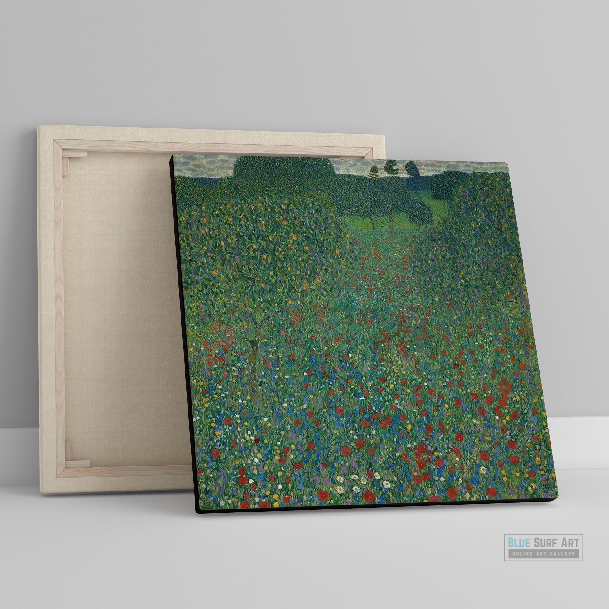 Poppy Field by Gustav Klimt. Gustav Klimt artwork, Klimt famous art, Klimt paintings, Klimt wall art, Klimt canvas art, Klimt popular art, Klimt art decor, Klimt reproduction, Klimt oil paintings, Klimt Oil paints, Klimt home decor. -1