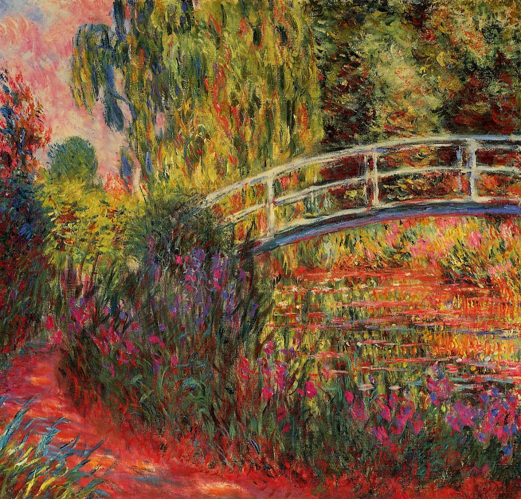 The Japanese Bridge or The Lily Pond, 1900 by Claude Monet