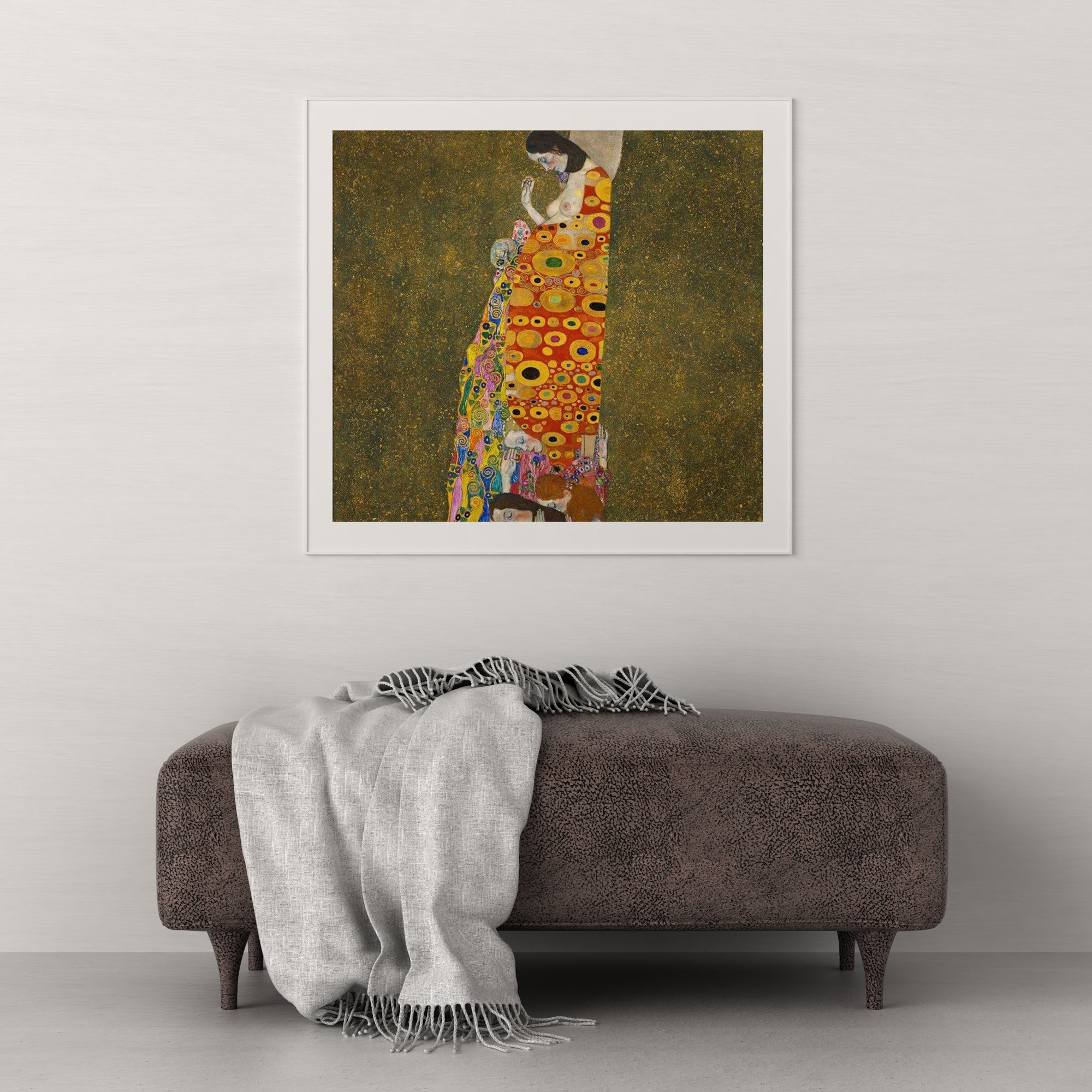 Hope II by Gustav Klimt. Gustav Klimt artwork, Klimt famous art, Klimt paintings, Klimt wall art, Klimt canvas art, Klimt popular art, Klimt art decor, Klimt reproduction, Klimt oil paintings, Klimt Oil paints, Klimt home decor-3