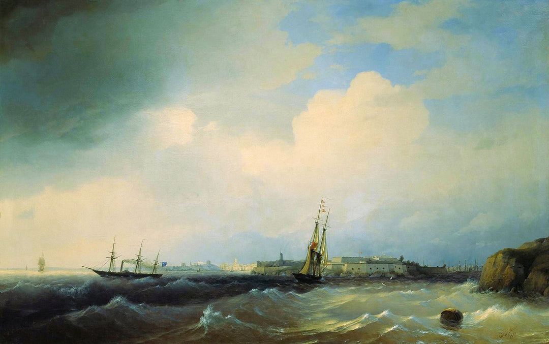 Sveaborg Painting by Ivan Aivazovsky Reproduction