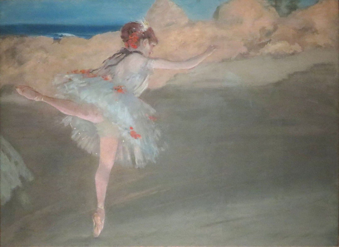 The Star: Dancer in Point Painting by Edgar Degas Reproduction Oil on Canvas