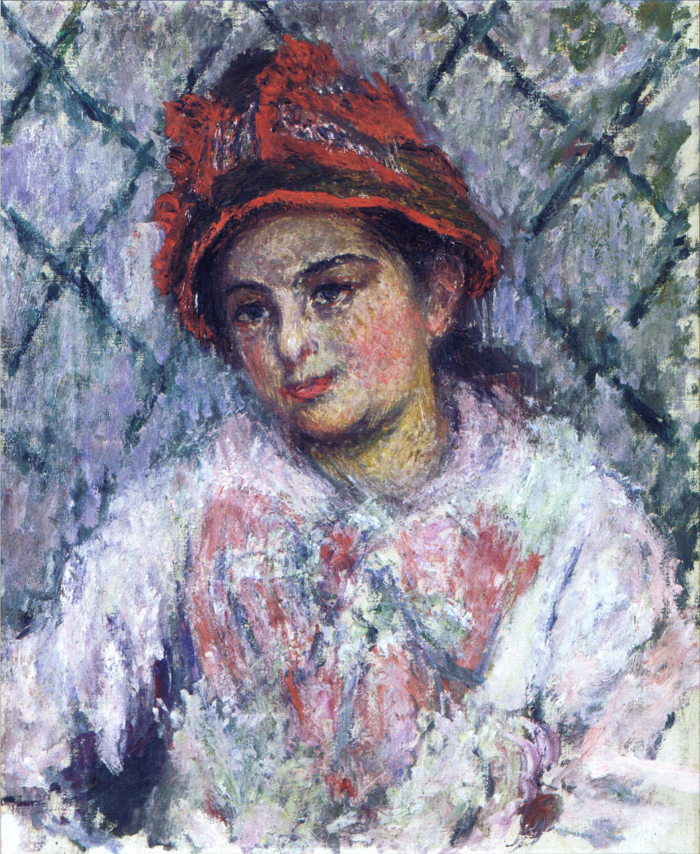 Blanche Hoschede by Claude Monet. Claude Monet artworks, monet canvas art, monet oil painting, monet reproduction for sale. Monet art decor, monet oil painting on canvas, Blue Surf Art