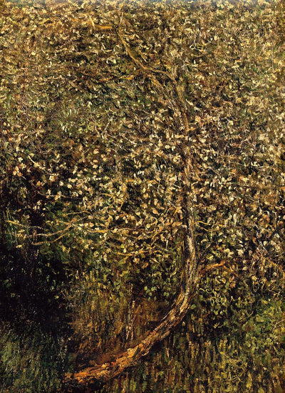 Apple Trees in Blossom by the Water by Claude Monet. Claude Monet artworks, monet canvas art, monet oil painting, monet reproduction for sale. Monet art decor, monet oil painting on canvas, Blue Surf Art