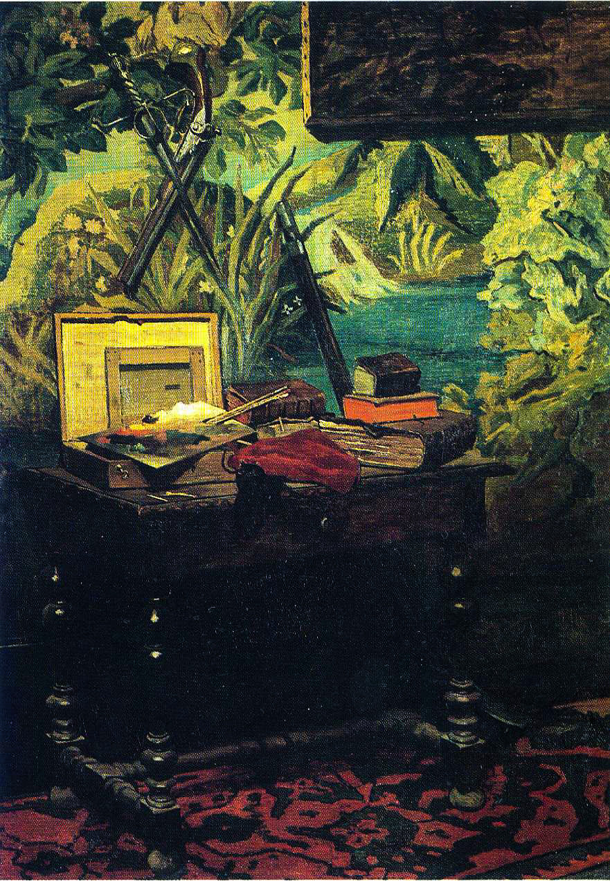 A Corner of the Studio 1861 by Claude Monet, Masterpiece, Reproduction, Blue Surf Art