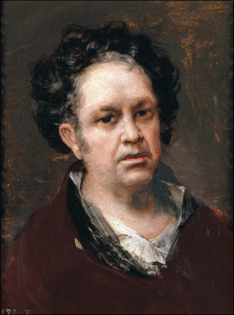 Self-portrait, 1815 by Francisco Goya, Reproduction Painting for Sale 