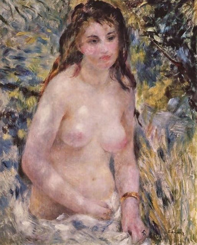 Nude in the Sun by Pierre-Auguste Renoir Reproduction for Sale by Blue Surf Art
