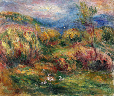Landscape near Cagnes-sur-Mer by Pierre-Auguste Renoir Reproduction for Sale by Blue Surf Art