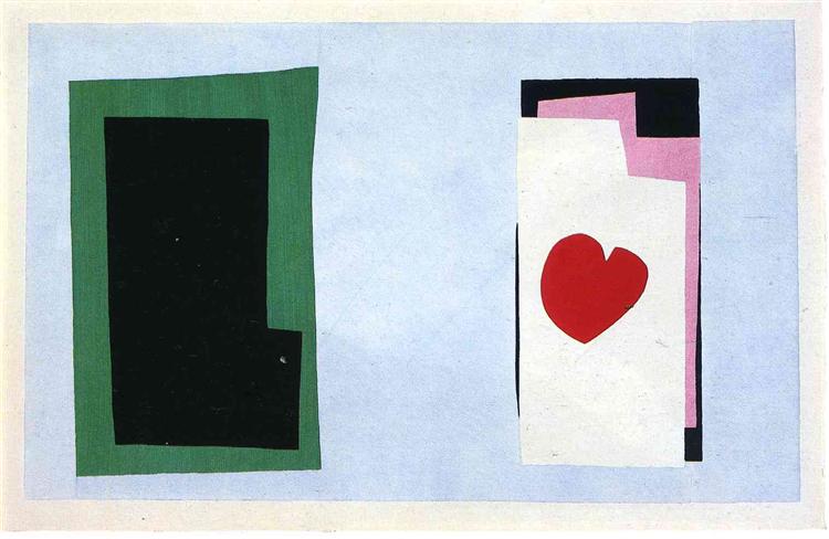 The Heart Painting by Henri Matisse Oil on Canvas Reproduction by blue surf art