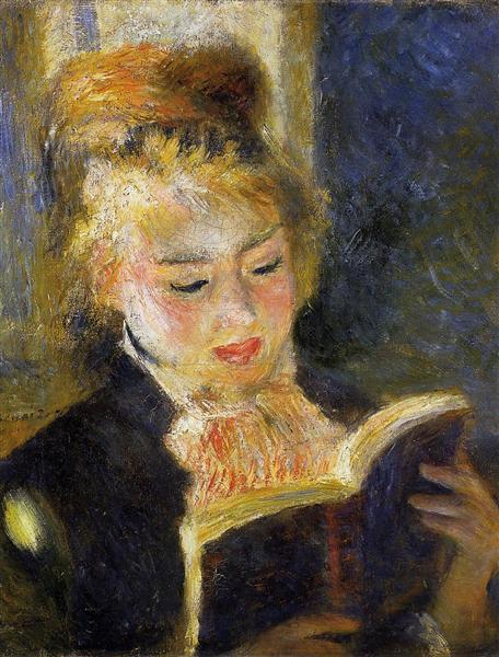 The Reader by Pierre-Auguste Renoir Reproduction for Sale by Blue Surf Art