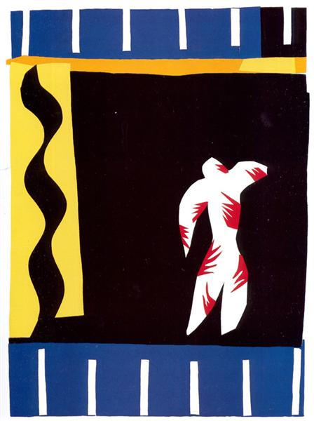 The Clown Painting by Henri Matisse Oil on Canvas Reproduction by blue surf art