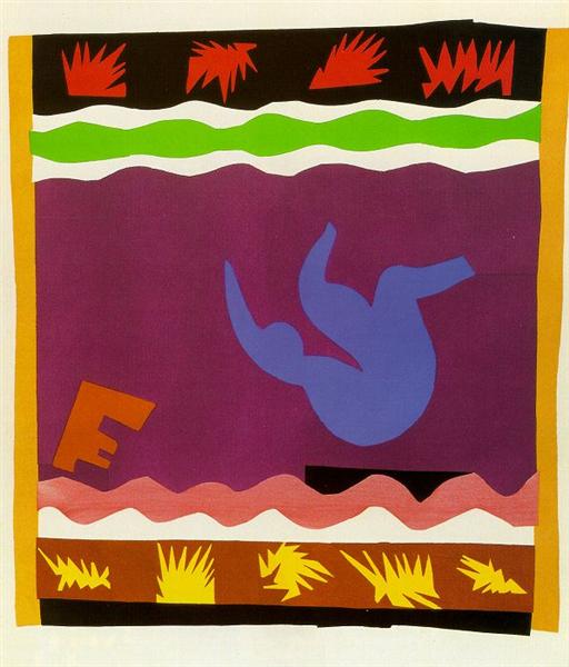 The Toboggan Painting by Henri Matisse Oil on Canvas Reproduction by blue surf art