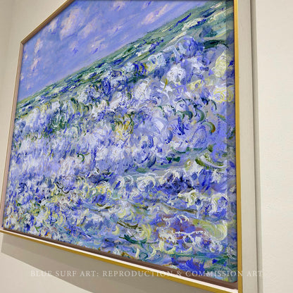 Waves Breaking 1881 by Claude Monet Reproduction for Sale by Blue Surf Art 2