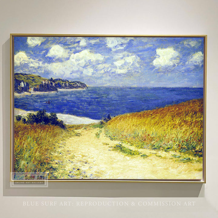 Alley near Pourville 1881 by Claude Monet Reproduction for Sale by Blue Surf Art 2