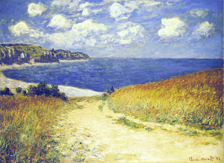 Alley near Pourville 1881 by Claude Monet Reproduction for Sale by Blue Surf Art