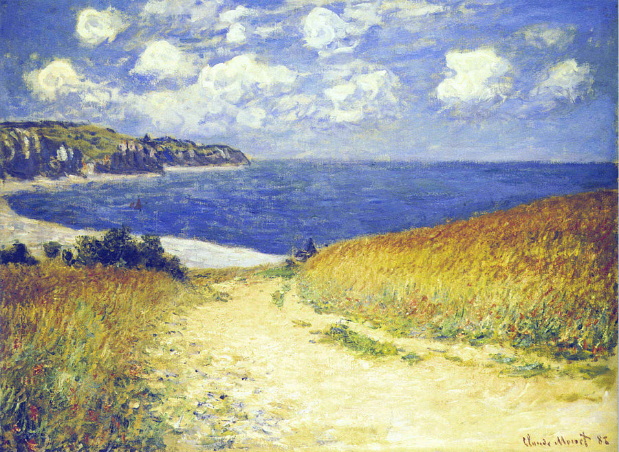 Alley near Pourville 1881 by Claude Monet Reproduction for Sale by Blue Surf Art