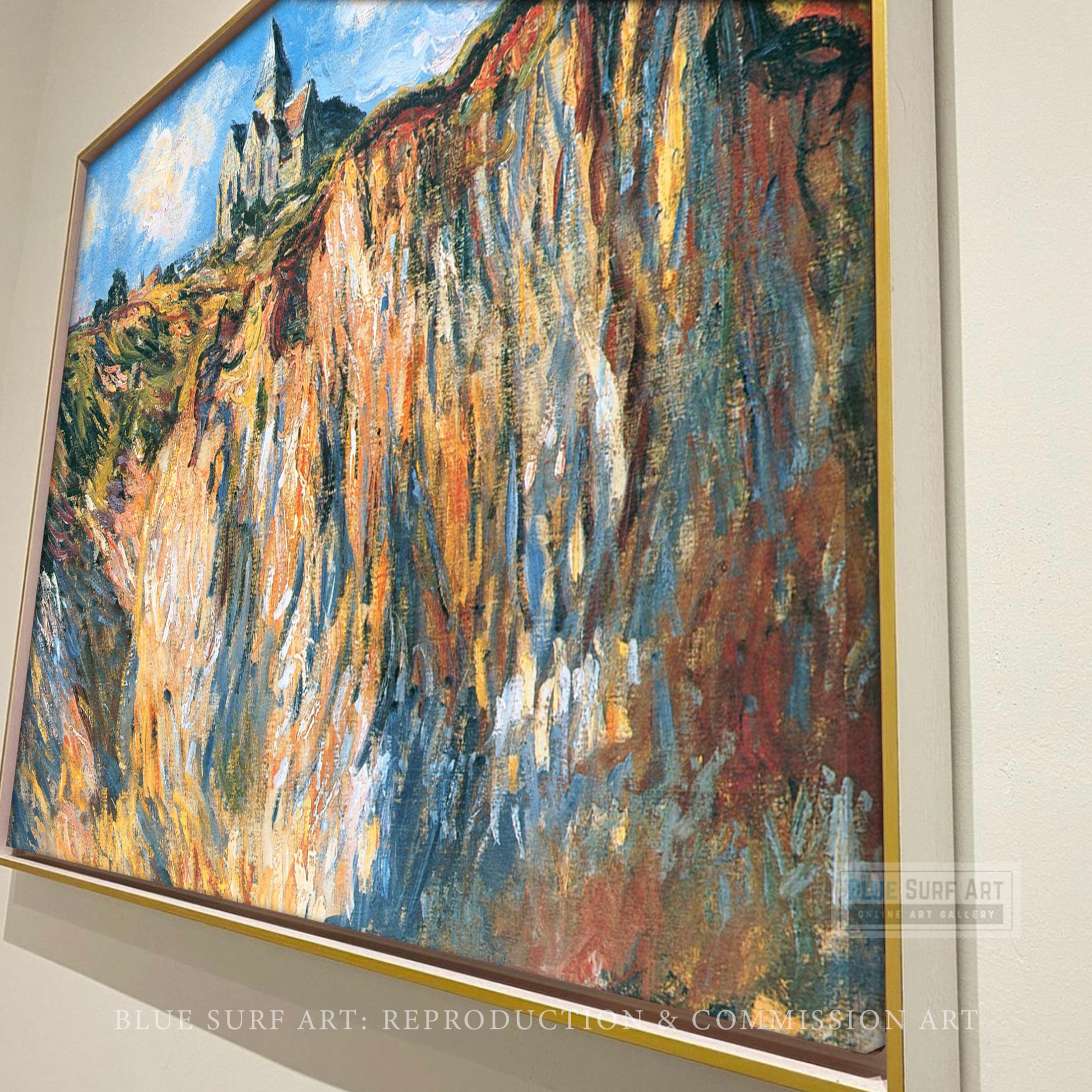 Church at Varengeville, Morning 1882 by Claude Monet Reproduction for Sale  2