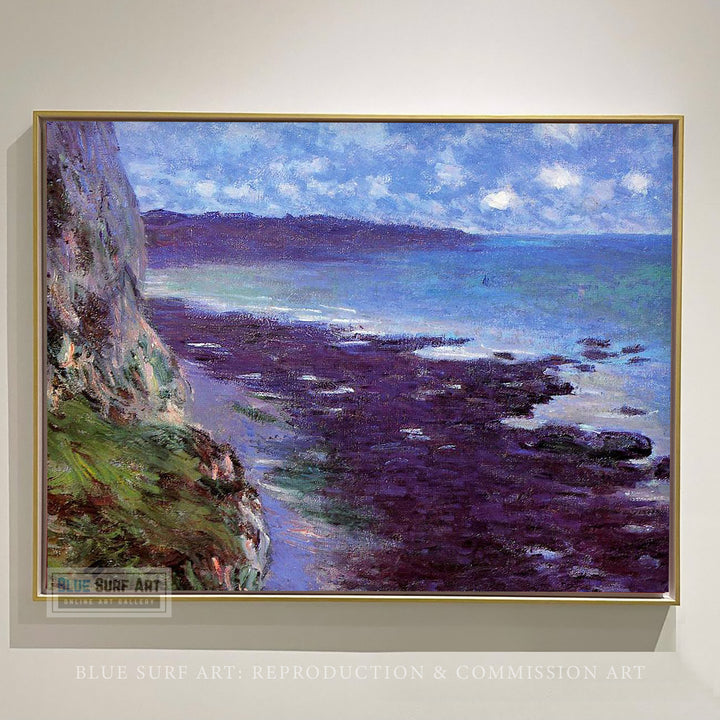 Cliff near Dieppe 1882 by Claude Monet Reproduction for Sale  by Blue Surf Art 1