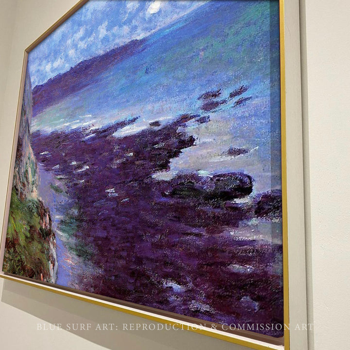 Cliff near Dieppe 1882 by Claude Monet Reproduction for Sale  by Blue Surf Art 2