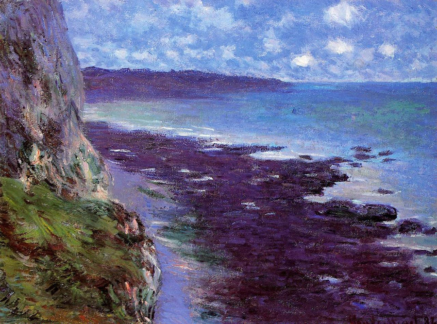 Cliff near Dieppe 1882 by Claude Monet Reproduction for Sale  by Blue Surf Art