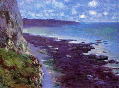 Cliff near Dieppe 1882 by Claude Monet Reproduction for Sale  by Blue Surf Art