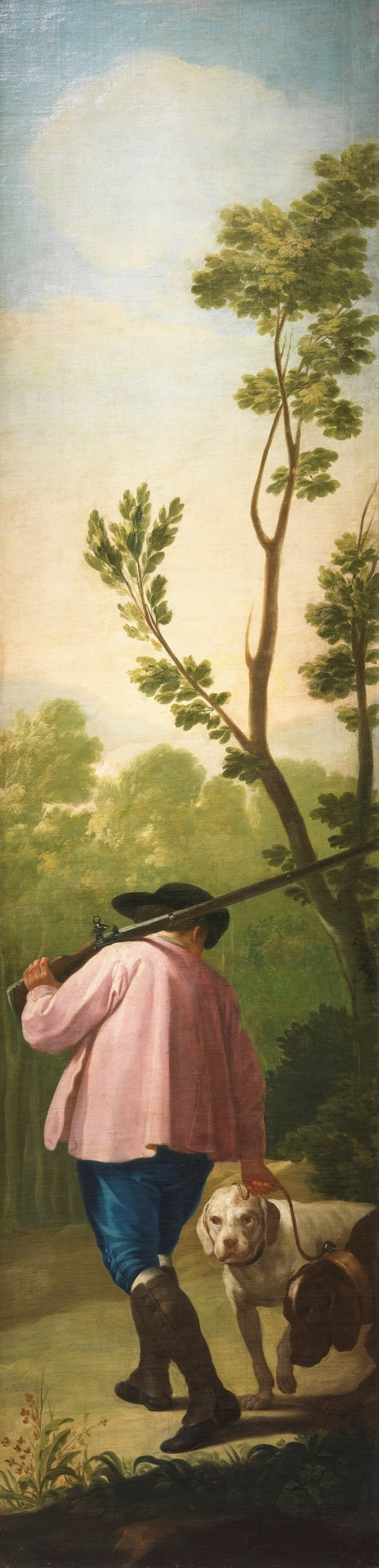 Dogs on a Leash, 1775 by Francisco Goya, Reproduction Painting