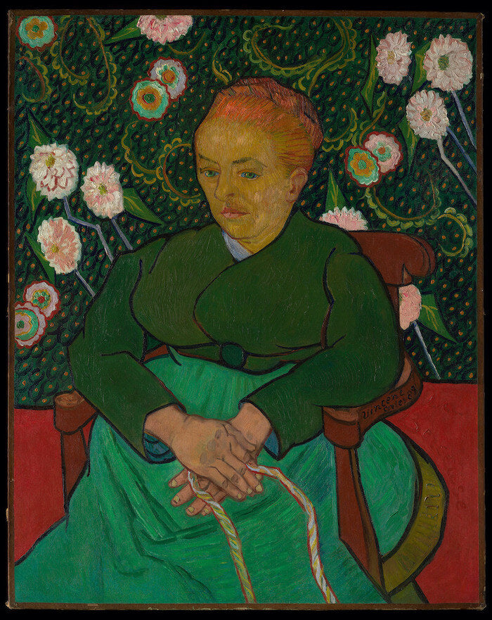 Augustine Roulin, 1889 by Van Gogh Reproduction for Sale - Blue Surf Art