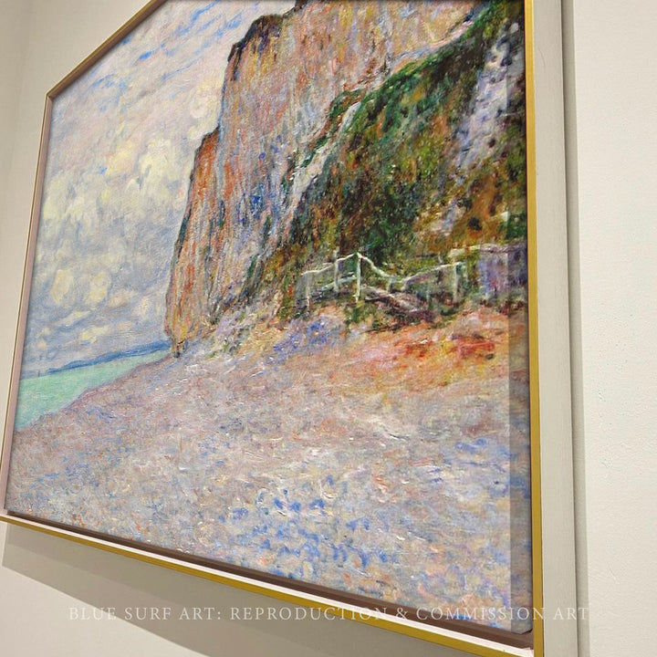 Cliffs near Dieppe 1882 by Claude Monet Reproduction for Sale  by Blue Surf Art 2