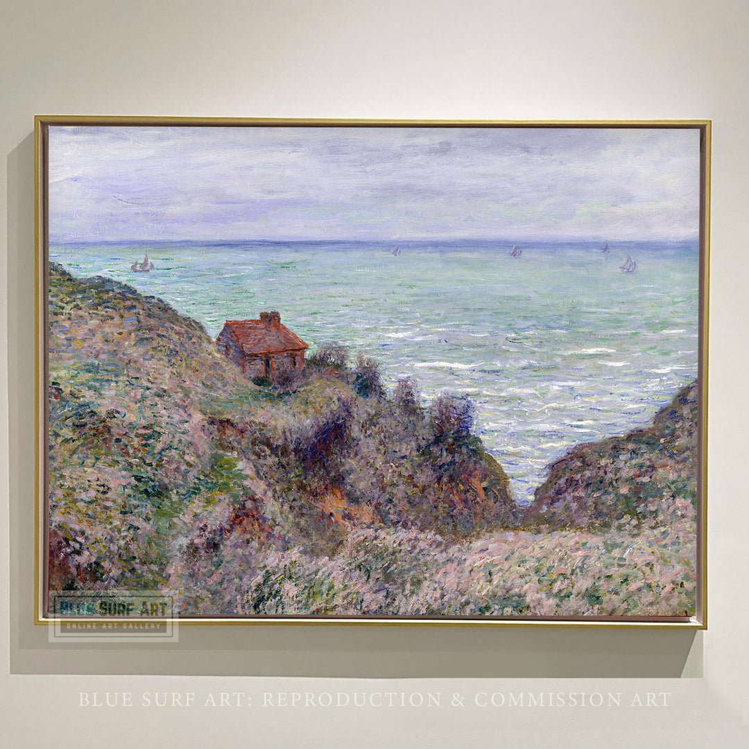 Cabin of the Customs Watch 1882 by Claude Monet Reproduction for Sale by Blue Surf Art 1