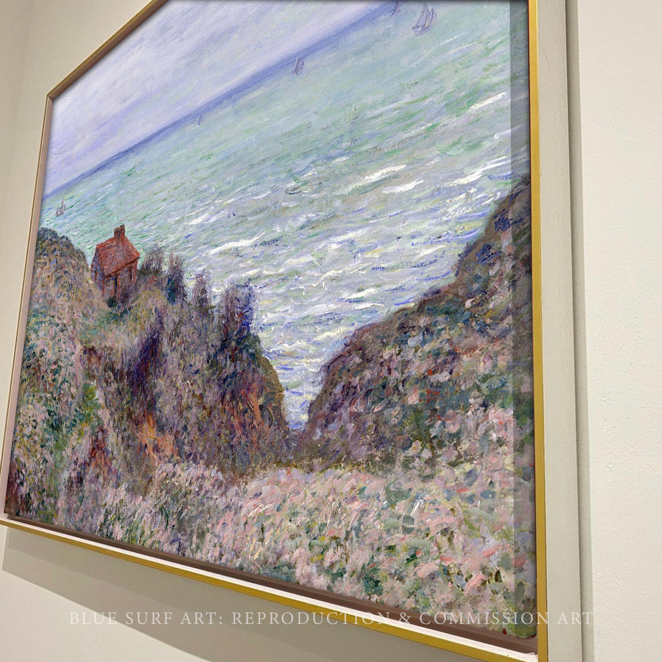 Cabin of the Customs Watch 1882 by Claude Monet Reproduction for Sale by Blue Surf Art 2