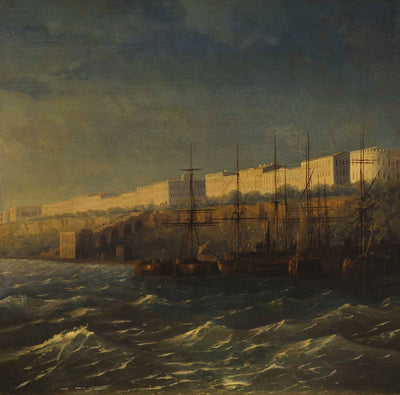 Odessa en 1840 Painting by Ivan Aivazovsky Reproduction
