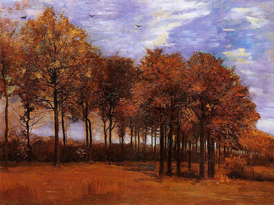 Autumn Landscape, 1885 by Van Gogh Reproduction for Sale - Blue Surf Art