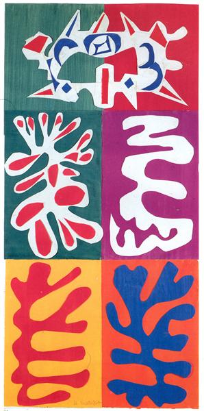 Panel with Mask Painting by Henri Matisse Oil on Canvas Reproduction by blue surf art
