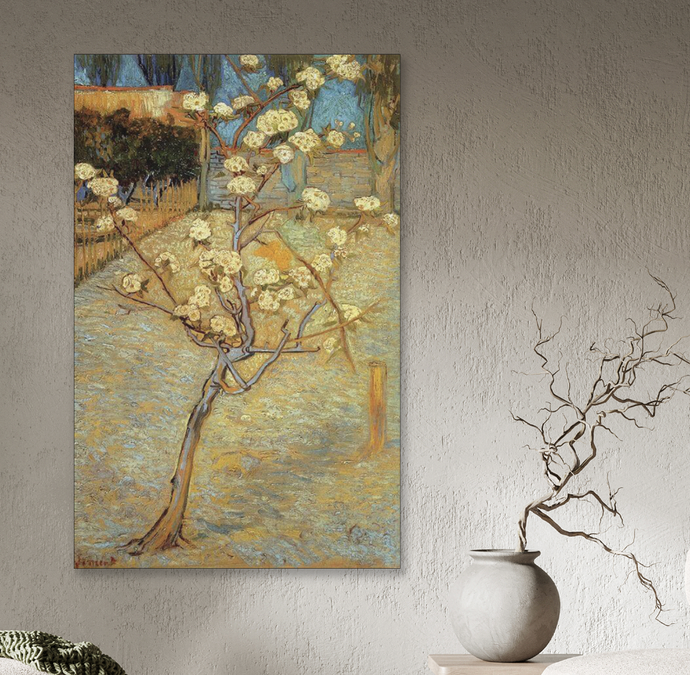 Forest Interio, 1890 by Van Gogh Reproduction for Sale - Blue Surf Art