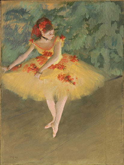 Danseuse Faisant des Pointes Painting by Edgar Degas Reproduction Oil on Canvas
