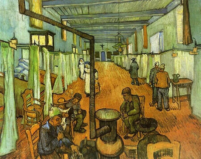 Dormitory at the Hospital in Arles, 1889