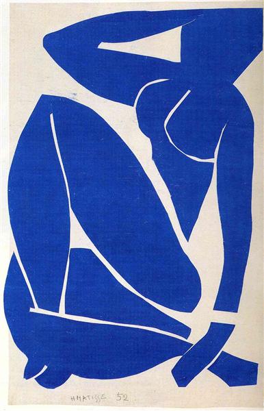 Blue Nude Painting by Henri Matisse Oil on Canvas Reproduction by blue surf art