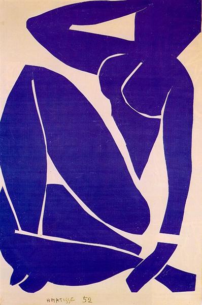 Blue Nude III Painting by Henri Matisse Oil on Canvas Reproduction by blue surf art
