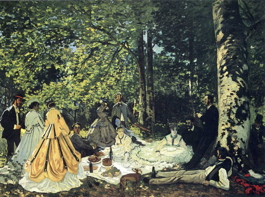 Lunch on the Grass by Claude Monet