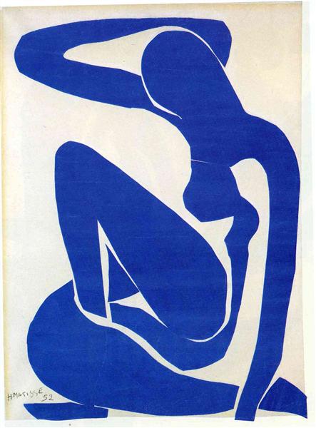Blue Nude Painting by Henri Matisse Oil on Canvas Reproduction by blue surf art