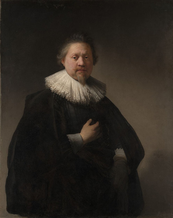 Portrait of a Man, probably a Member of the Van Beresteyn Family Painting by Rembrandt Oil on Canvas Reproduction