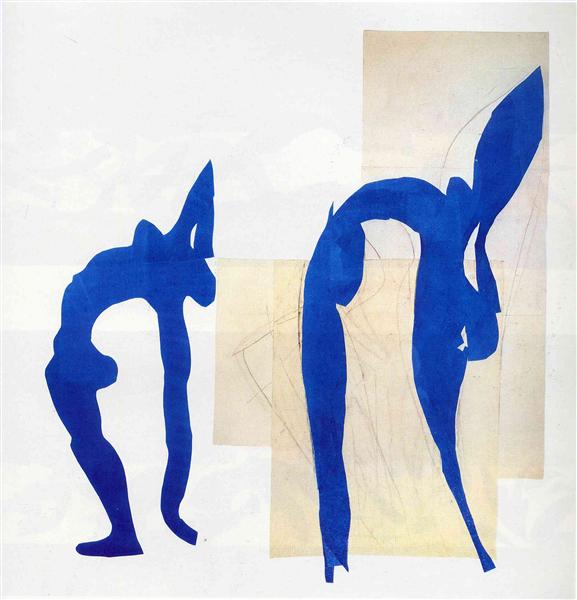 Blue Nudes Painting by Henri Matisse Oil on Canvas Reproduction blue surf art