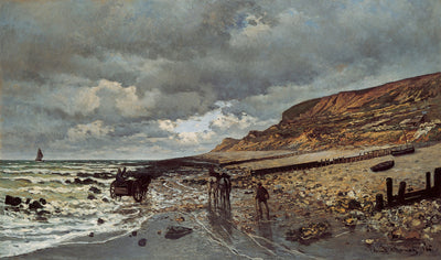 The Headland of the Heve at Low Tide by Claude Monet