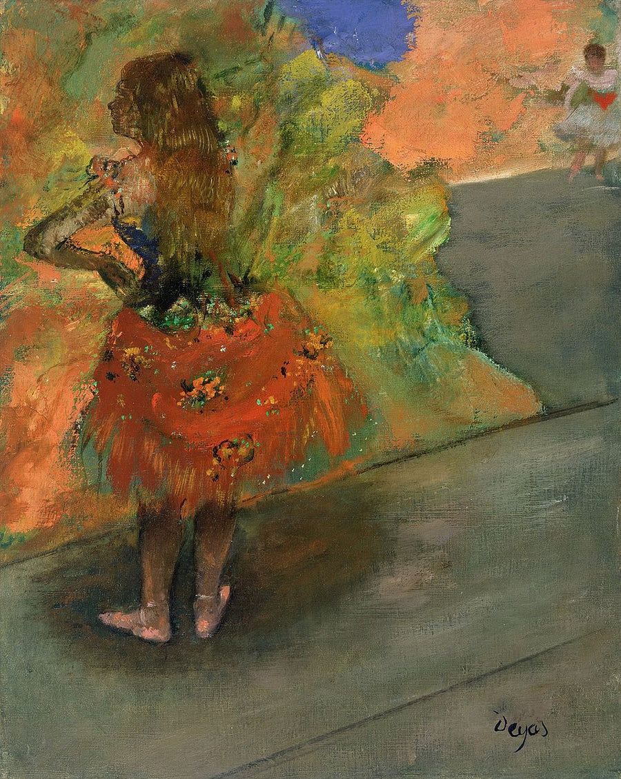 Ballet Dancer Painting by Edgar Degas Reproduction Oil on Canvas